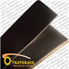 Correia transportadora em pvc preta lisa